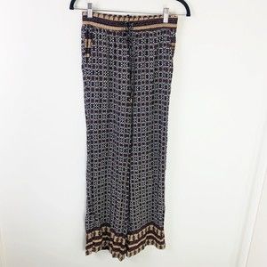 The Hanger Palazzo Pants Small Elastic Waist Wide Leg Pull On Boho Festival S